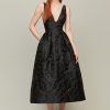 Audrey Brooks Dresses | Black Jacquard Dress