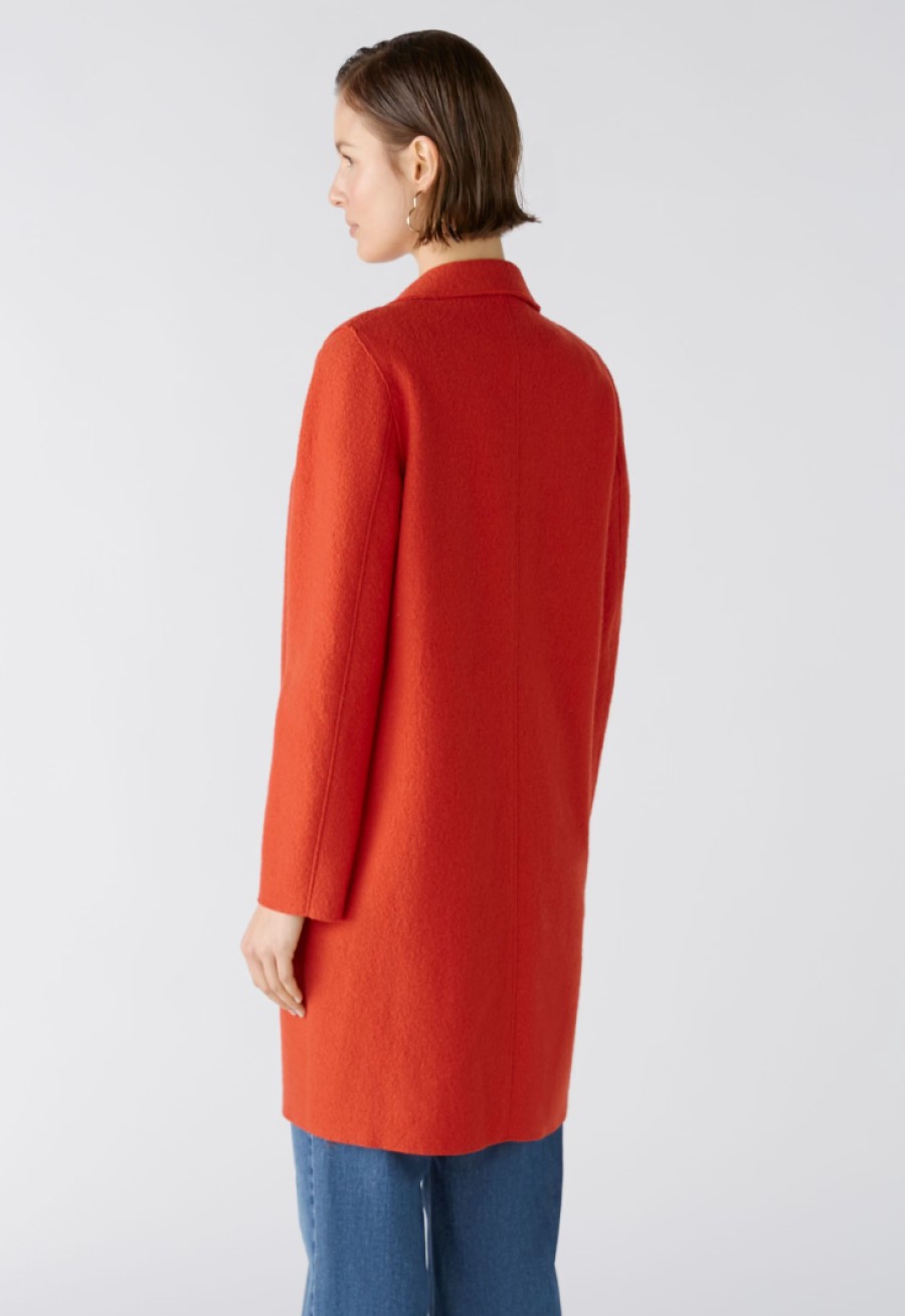 OUI Jackets | Mayson Wool Coat Boiled In Aura Orange