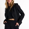 Shan Jackets | Classic Fitted Blazer In Caviar