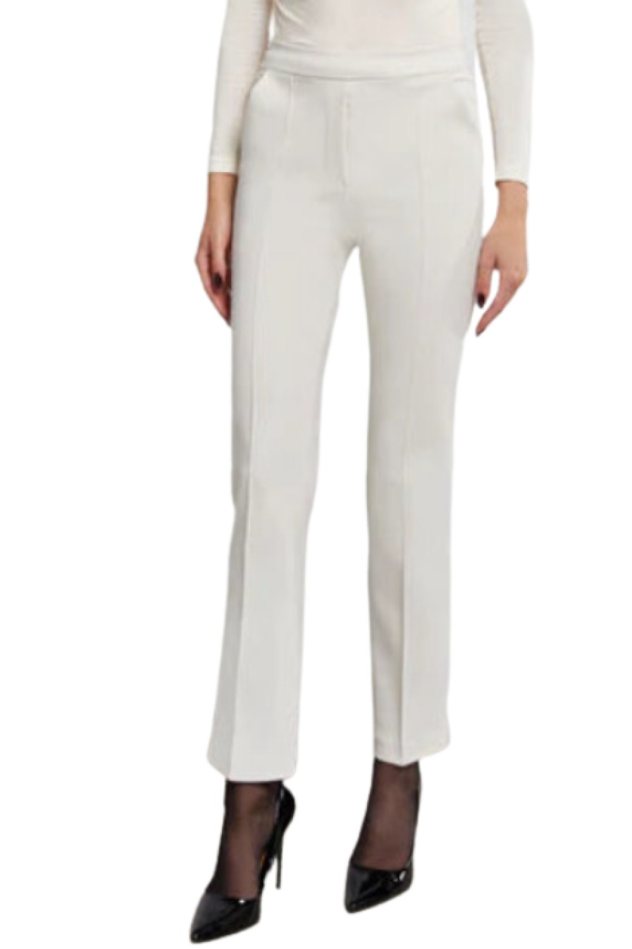 Chiara Boni Pants | Nuccia Jersey Pant - Winter White