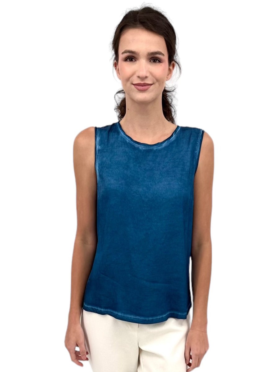 Ploumanac'h Tops | Soave Tank Top In Marine Blue