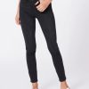 Paige Pants | Hoxton High Rise Ankle Skinny In Black Willow