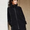 Mycra Pac Jackets | Stitch Velvet Raincoat - Black