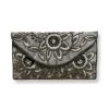 David Jeffery Accessories | Gray Beaded Clutch