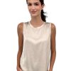 Ploumanac'h Tops | Soave Tank Top In Beige