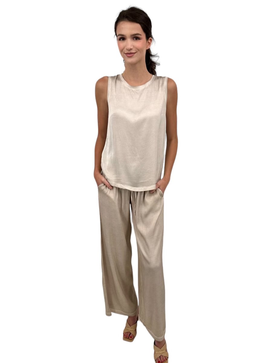 Ploumanac'h Tops | Soave Tank Top In Beige