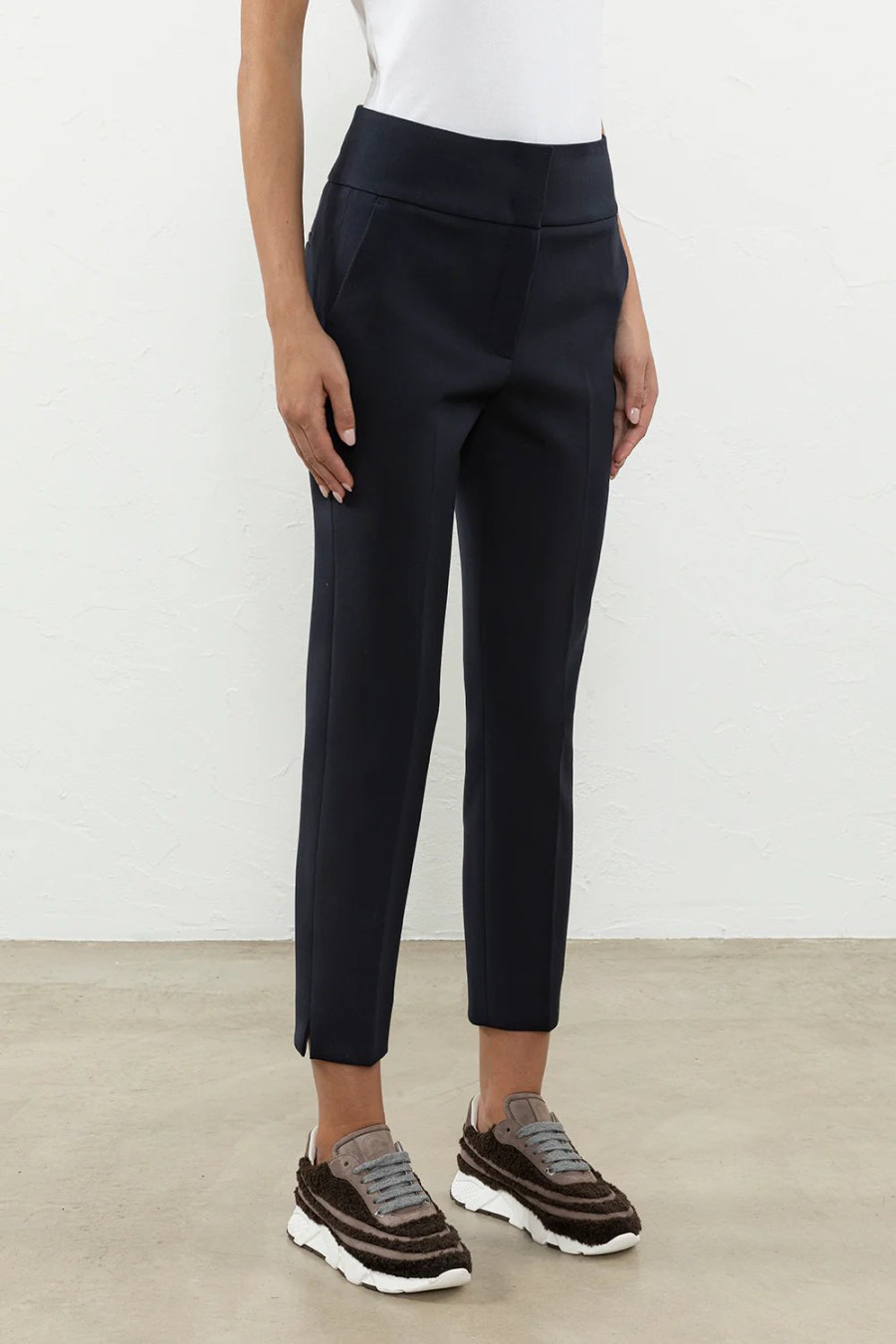 Peserico Pants | Cigarette Pants In Black