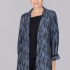 Emmelle Jackets | Lurex Knit Tweed Long Jacket