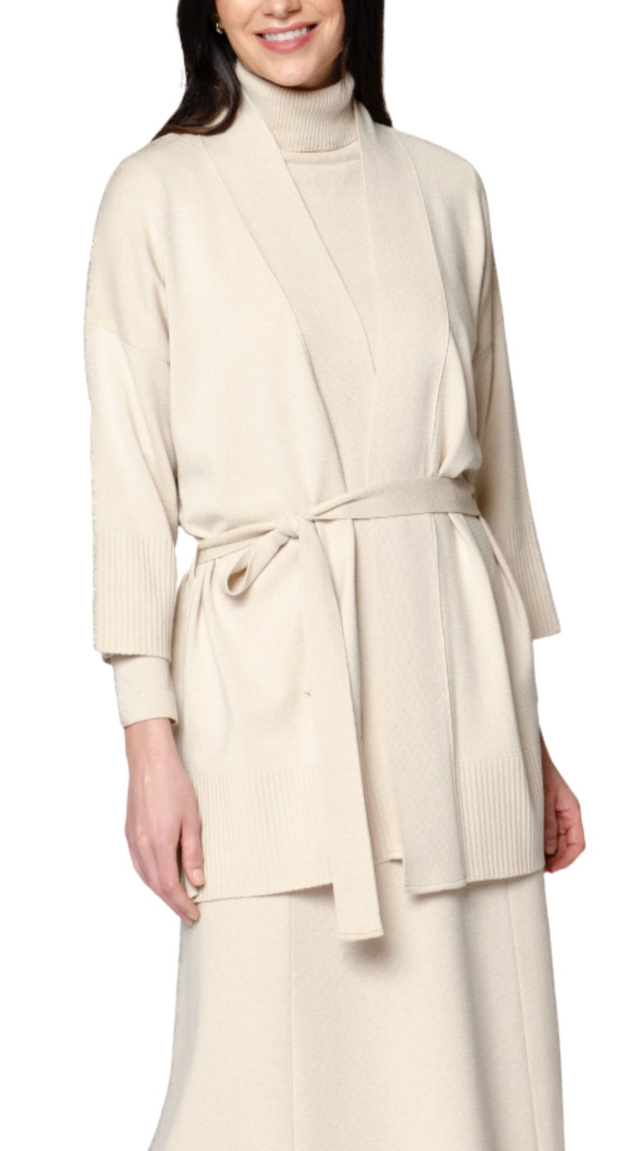 Biana Jackets | Martina Cardigan - Beige Melange