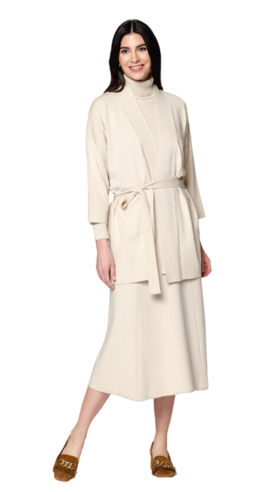 Biana Jackets | Martina Cardigan - Beige Melange