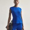 Judith & Charles Tops | Noel Top In Cobalt Blue