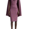 Chiara Boni Dresses | Shiarif Pleated Cape Sleeve Dress