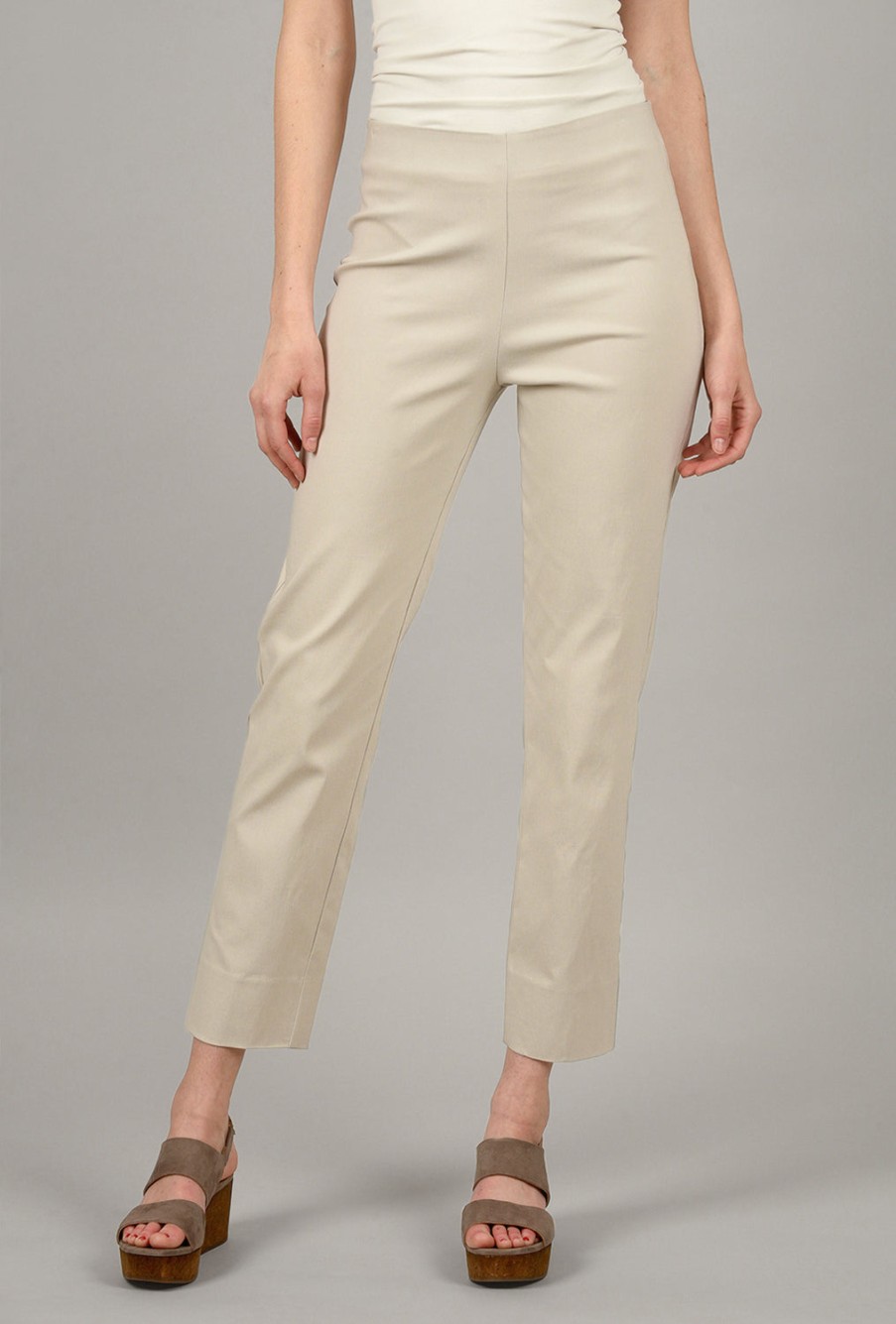 Equestrian Pants | Milo Ankle Pant In Off White