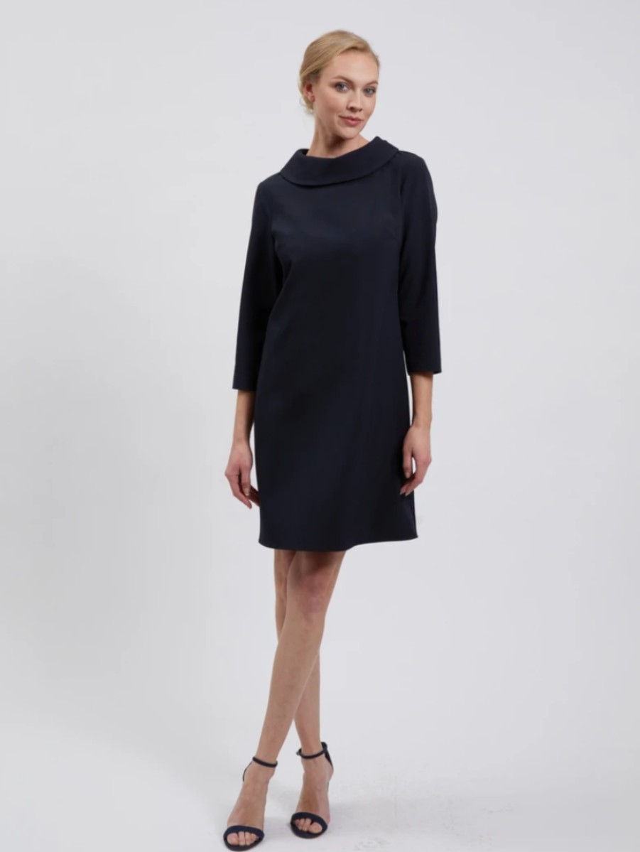 Estelle and Finn Dresses | Tie Back Dress - Navy