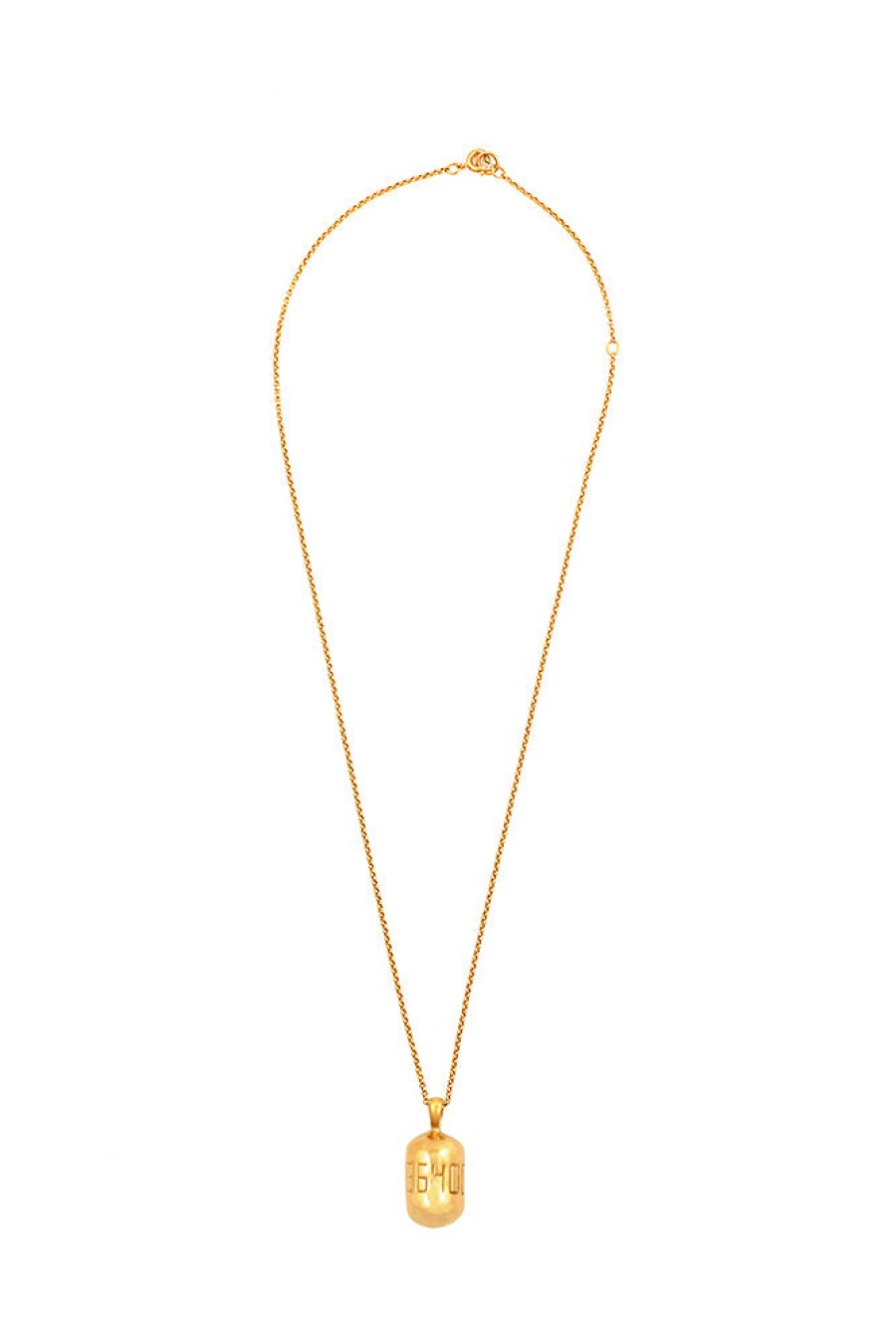 Sylvia Benson Accessories | Fortune Buoy Necklace On Micro Rolo Chain