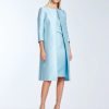 Frascara Dresses | Dress & Coat Combo In Azure