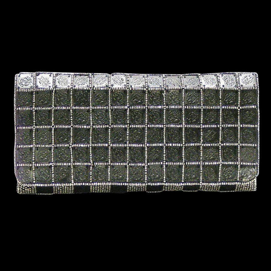 David Jeffery Accessories | Antique Silver & Metal Clutch