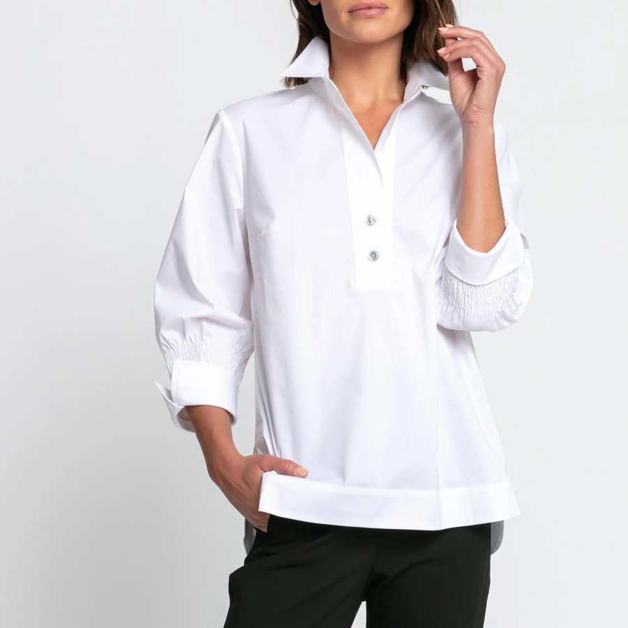 Hinson Wu Tops | Morgan Top - White