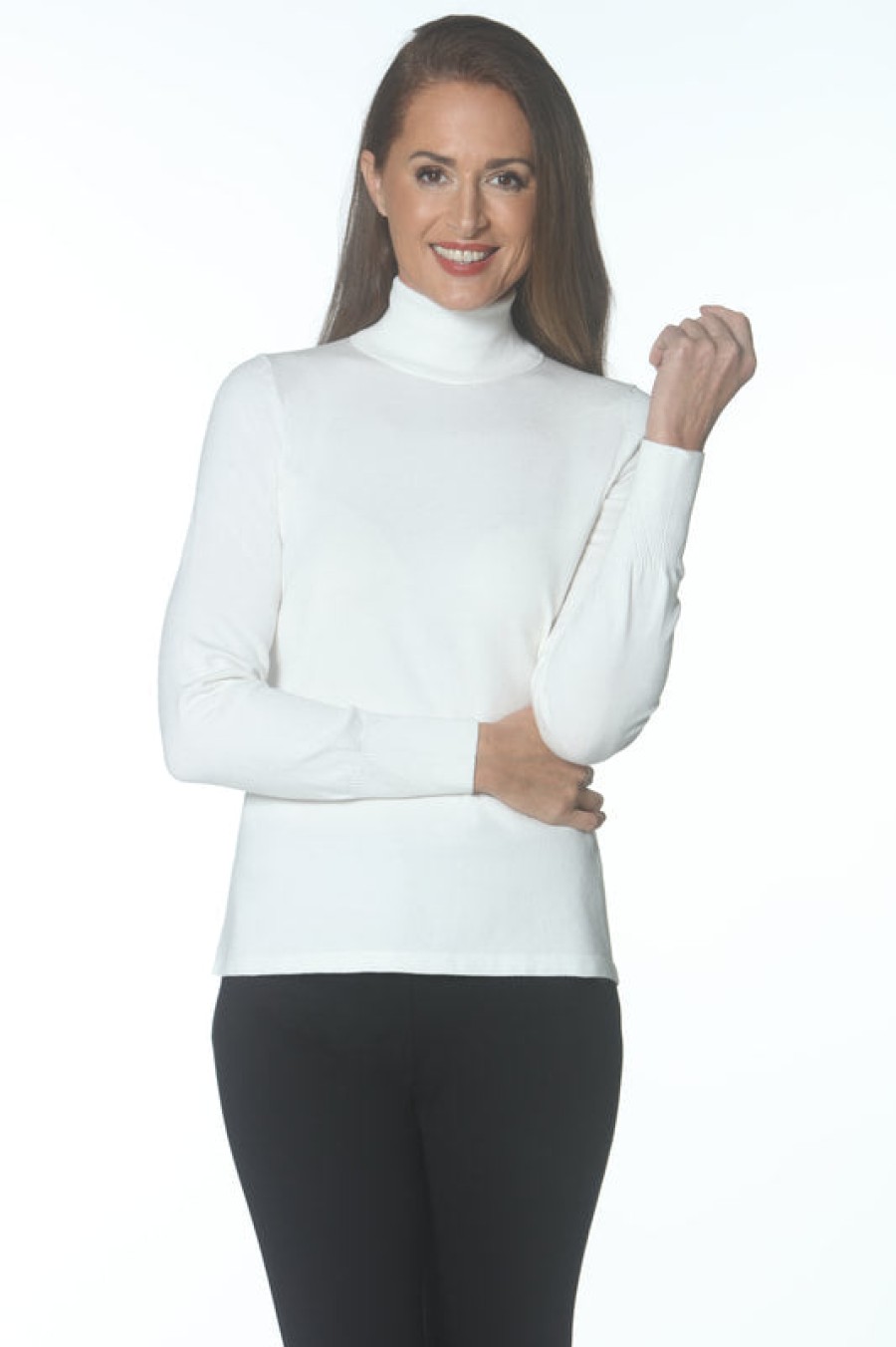 J'envie Tops | Turtleneck In Ivory