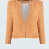 Iris Setlakwe Jackets | Short Jacket Pagoda Shoulder In Natural Mix