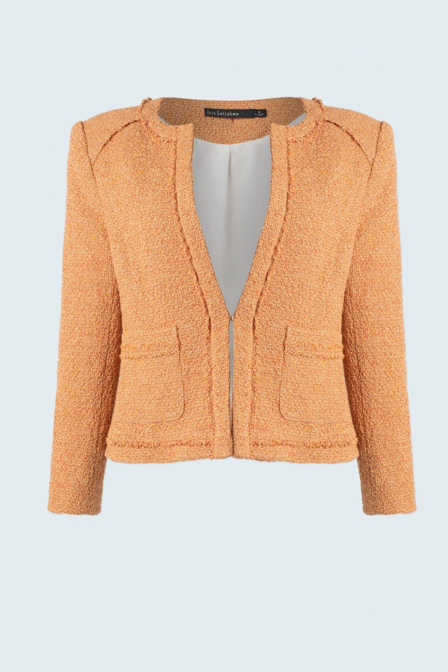 Iris Setlakwe Jackets | Short Jacket Pagoda Shoulder In Natural Mix