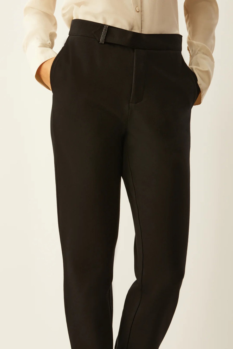 Ecru Pants | Murray Trouser In Black