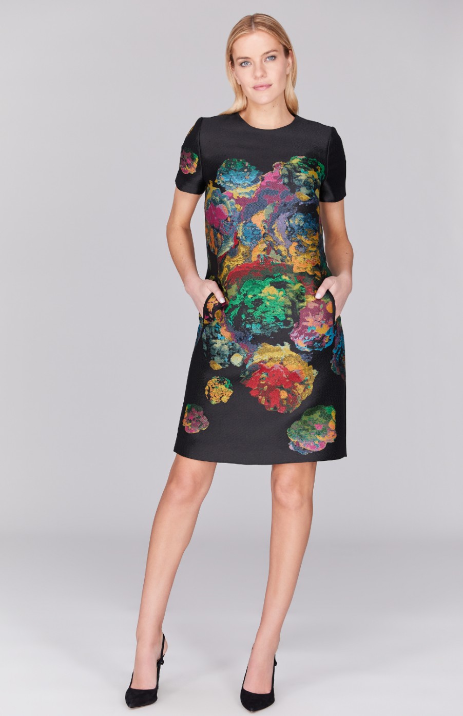 Mi Jong Lee Dresses | Renaissance Jacquard Shift Dress