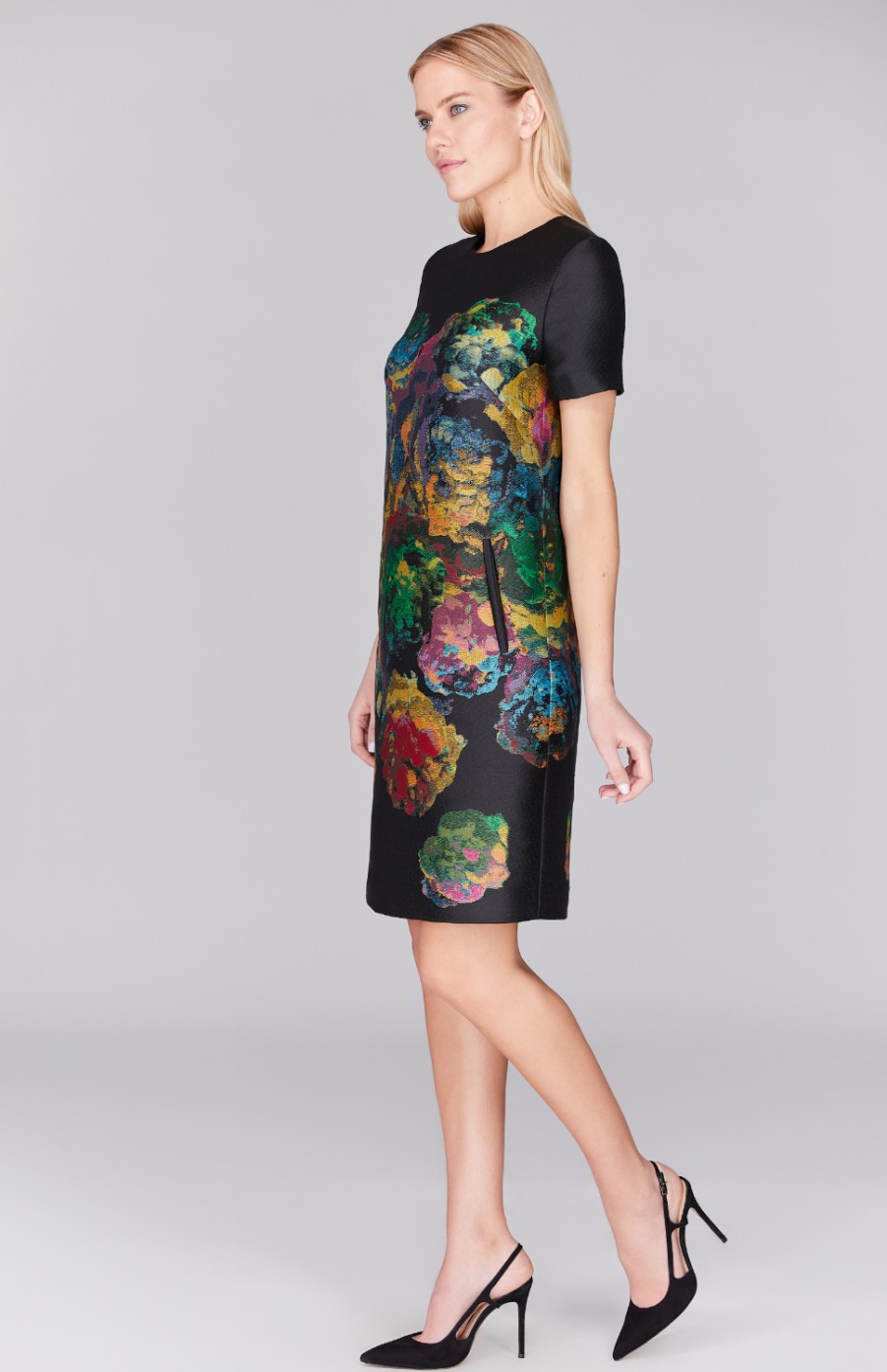 Mi Jong Lee Dresses | Renaissance Jacquard Shift Dress