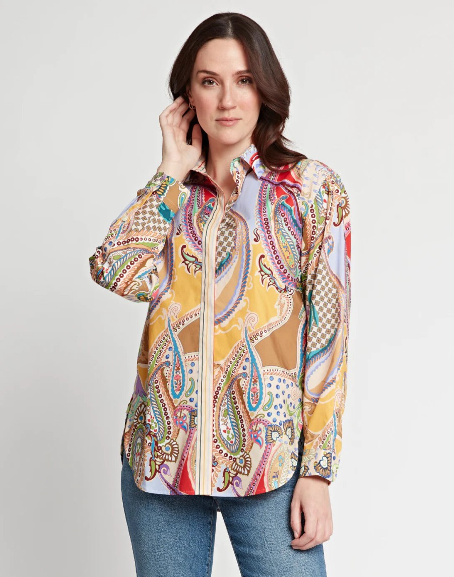 Hinson Wu Tops | Halsey Top In Paisley