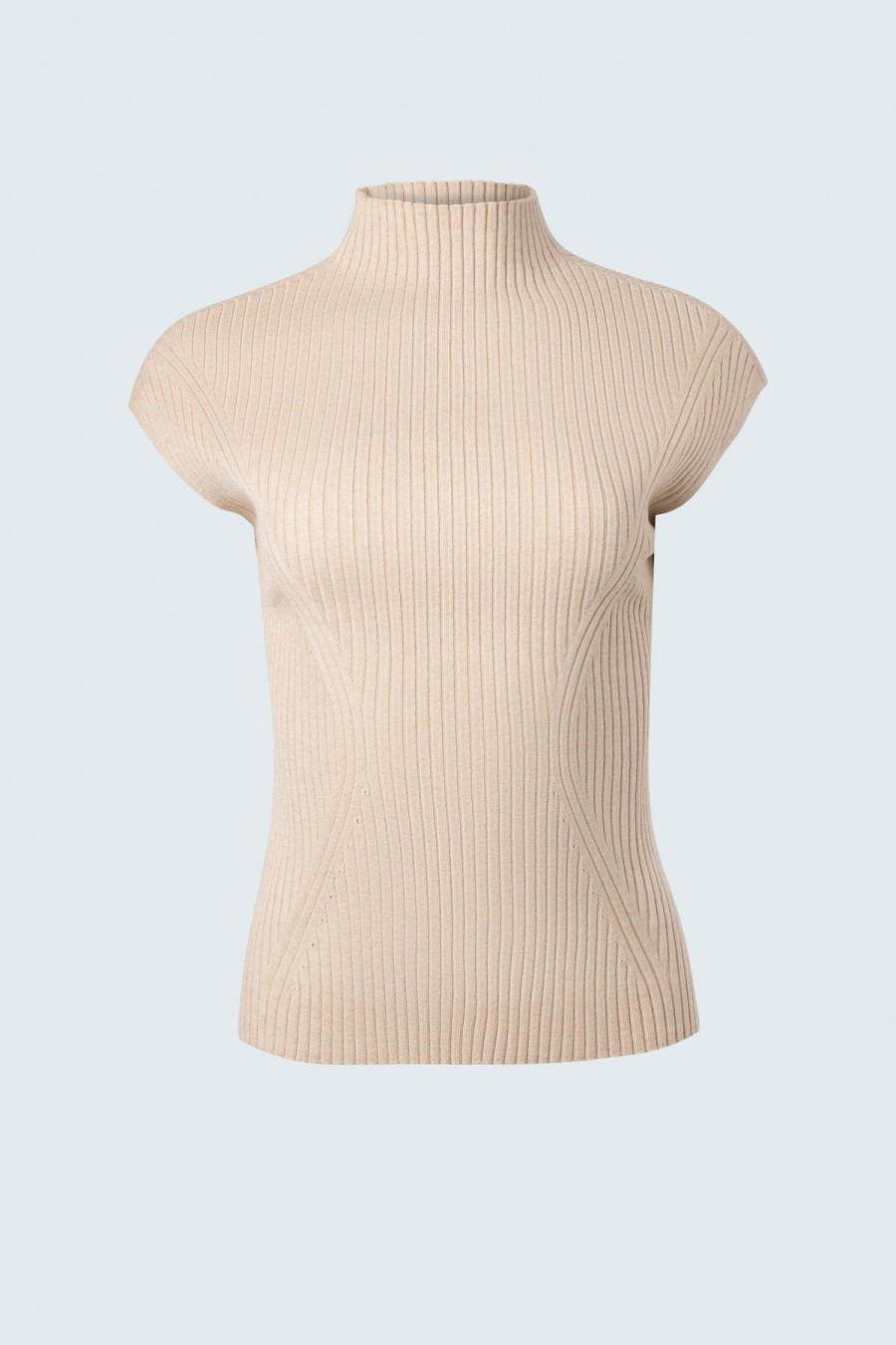 Iris Setlakwe Tops | Cheminee Rib Top In Ivory