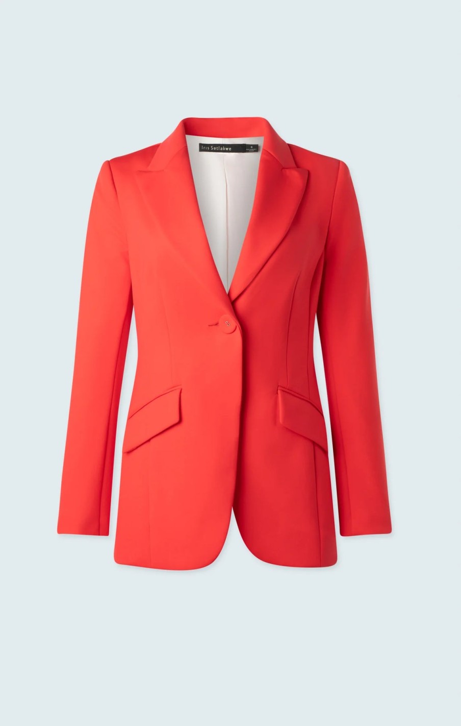 Iris Setlakwe Jackets | Fitted Mid-Length Jacket In Red