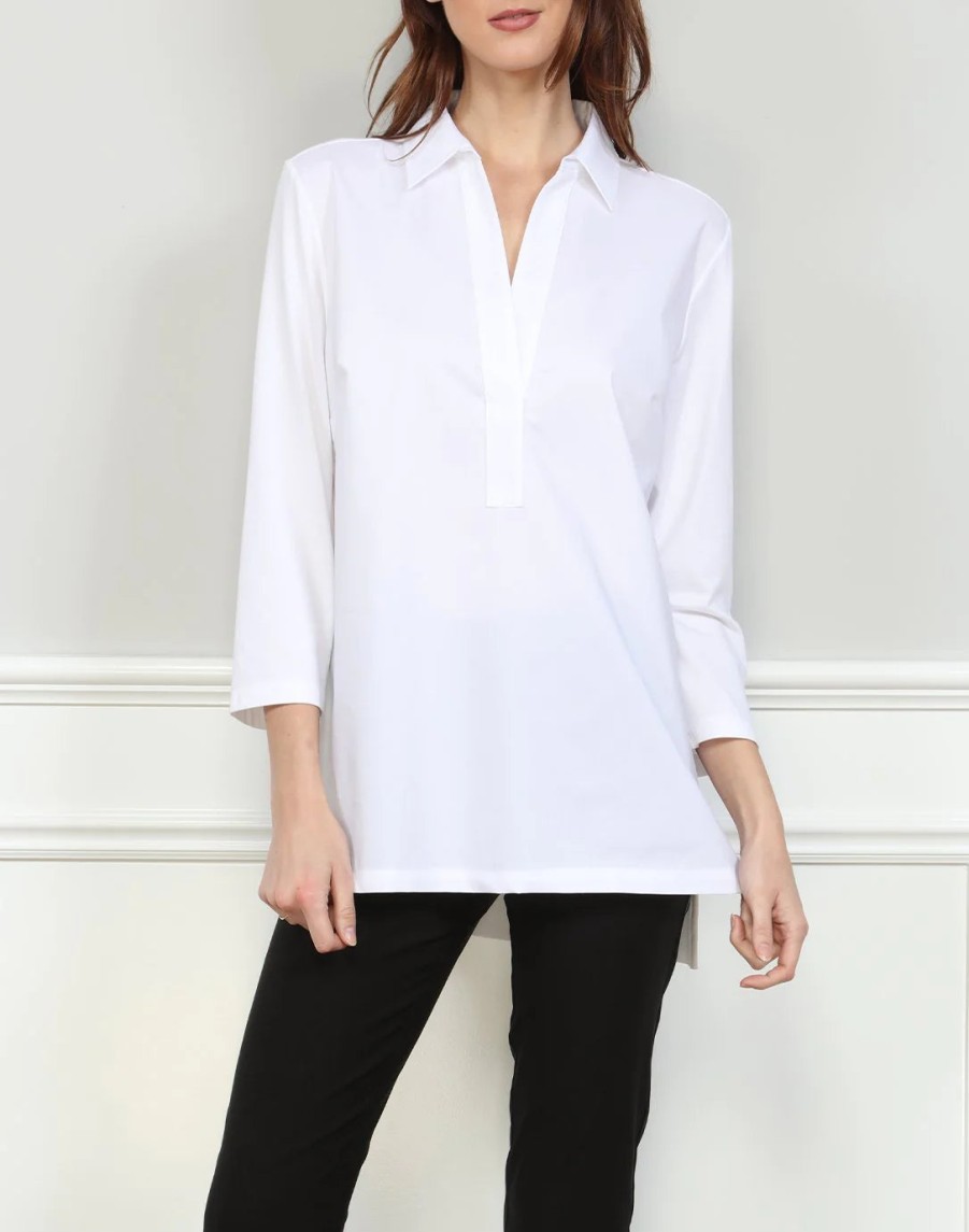 Hinson Wu Tops | Ivy Tunic - White