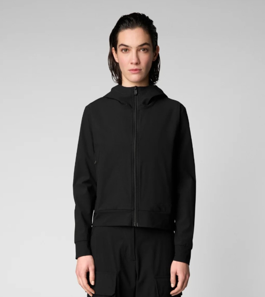 Save The Duck Jackets | Pear Hooded Jacket In Black