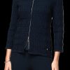 Biana Jackets | Zia Knit Jacket - Dark Navy