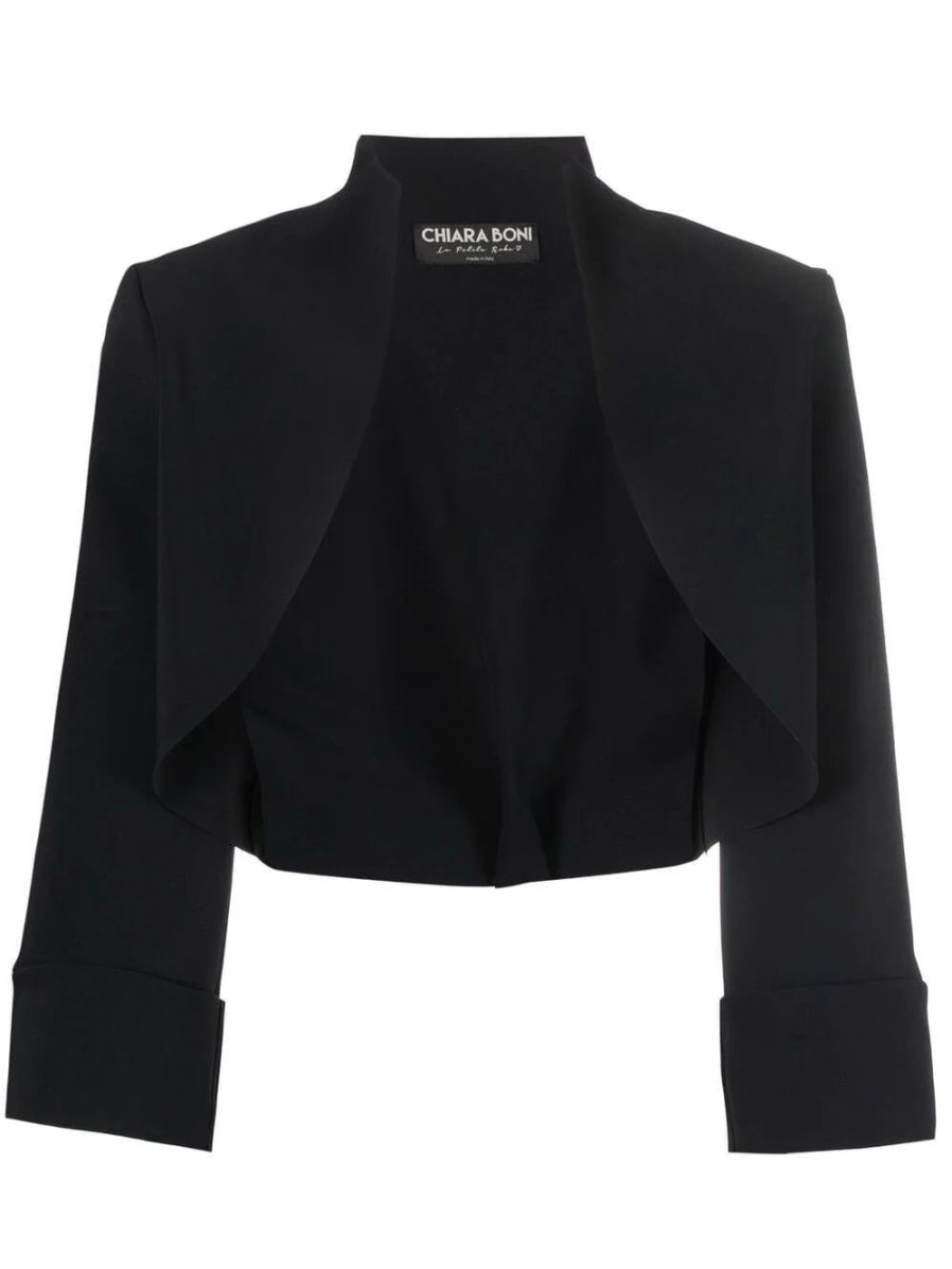 Chiara Boni Jackets | Mativel Bolero Jacket In Black