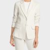 Marc Cain Jackets | Knitted Blazer In Off-White