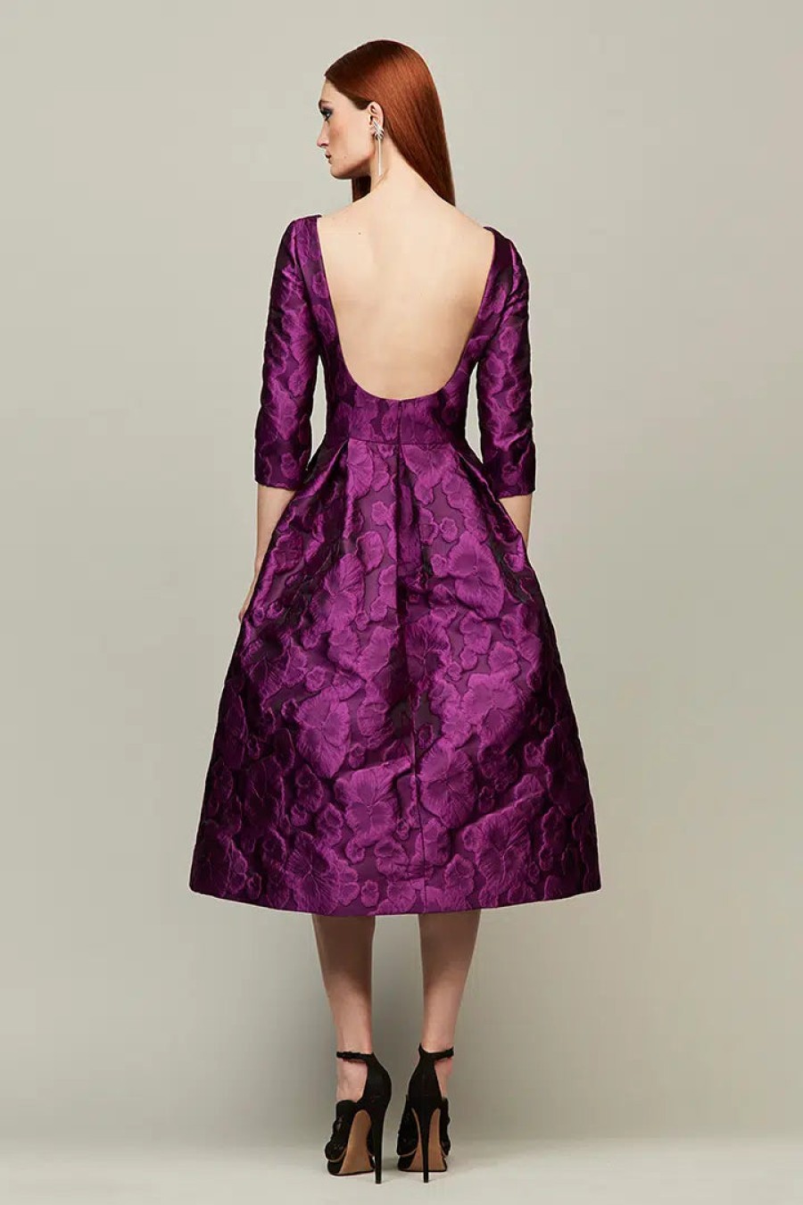 Audrey Brooks Dresses | Purple Floral Dress