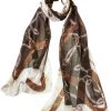 Alpine Cashmere Accessories | Cavallo Scarf - Espresso