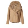 Diomi Jackets | Wool Blend Bomber In Irish Cream