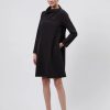 Estelle and Finn Dresses | Asymmetric Collar Dress - Black