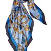 Alpine Cashmere Accessories | Grande Firenze Scarf - Azure