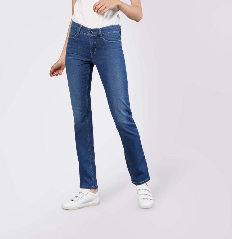 Mac Jeans Pants | Dream Straight 30'' In Mid-Blue