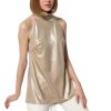 Chiara Boni Tops | Tiffy Splendid Gold Shimmer Top