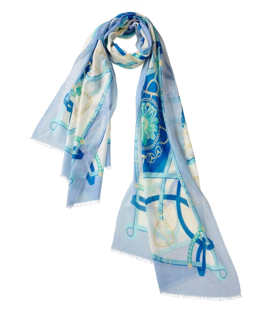 Alpine Cashmere Accessories | Verona Scarf In Marine