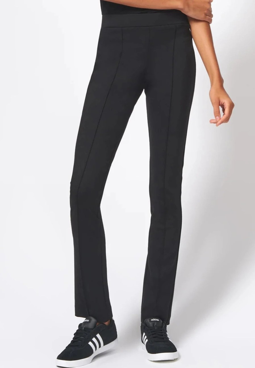 Kal Rieman Pants | Pintuck Straight Leg Pant In Black