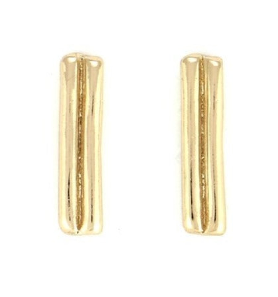 Sylvia Benson Accessories | Mini Lane Stud Earrings - 18K Gold