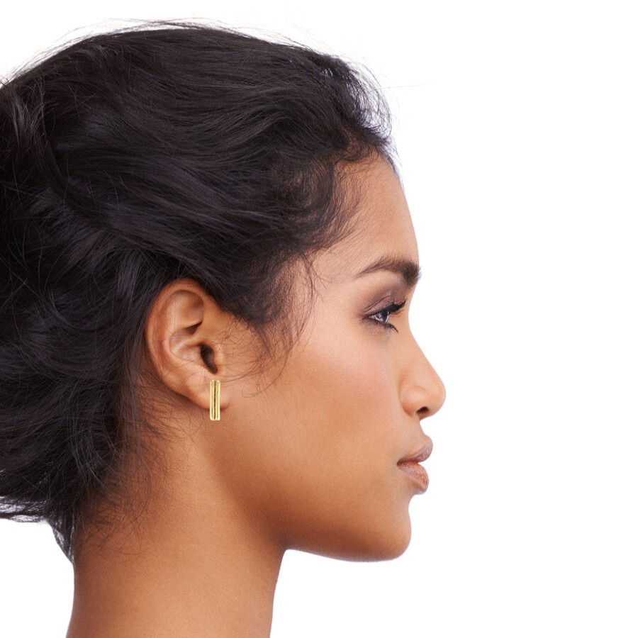 Sylvia Benson Accessories | Mini Lane Stud Earrings - 18K Gold