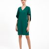 Bigio Dresses | V-Neck Dress In Forest