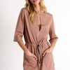 Shan Dresses | Casual Sporty Dress In Desert Pink