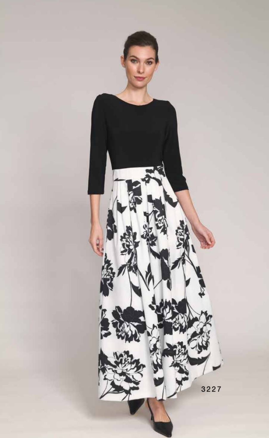 Bigio Dresses | Jersey Jacquard Skirt Dress In Black/White